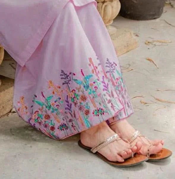 3 PIECE-EMBROIDERED DHANAK SUIT-BG568