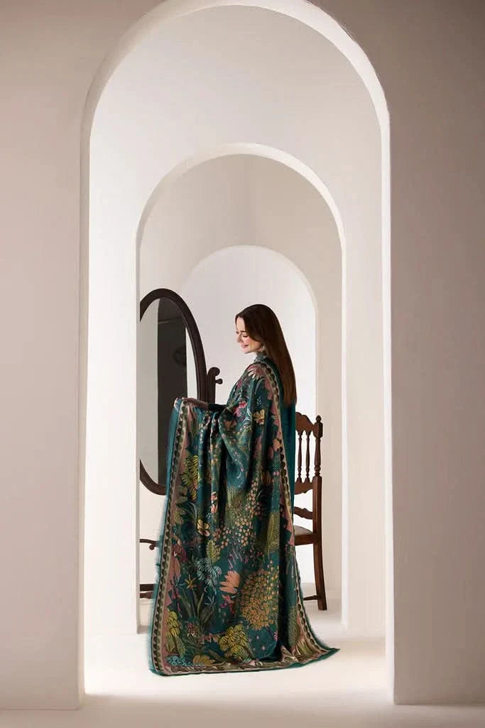 3PC EMBROIDED DHANAK - BG 617