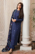 EMBROIDERED DHANAK 3PC SUIT-BG330