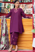 3PC EMBROIDERED DHANAK 3PC SUIT-BG820