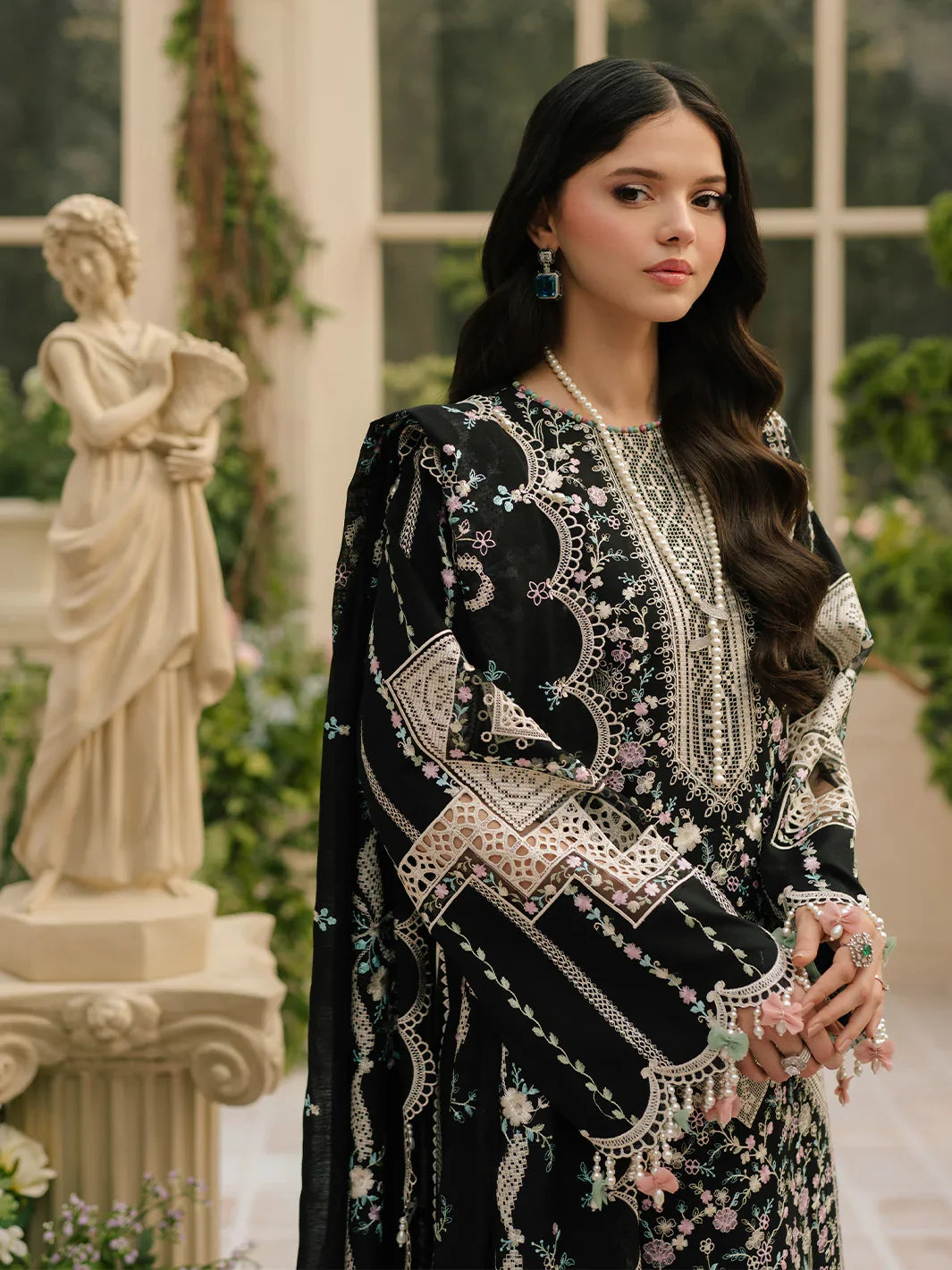 3PC UNSTITCHED LAWN SUIT - BG871