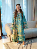 3 PC EMBROIDERED DHANAK SUIT - BG900