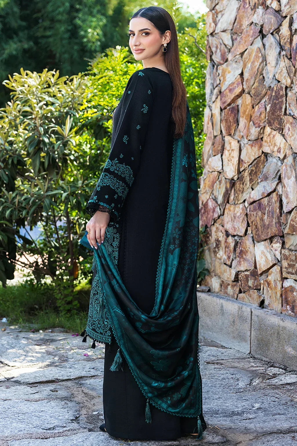 3 PC UNSTITCHED LAWN SUIT - BG868