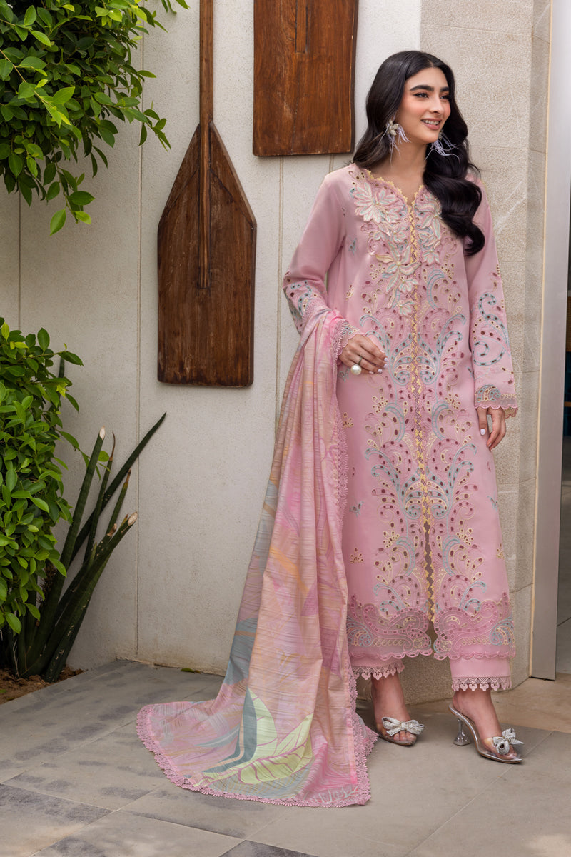 IRHA 3PC EMBROIDERED LAWN SUIT - BG885