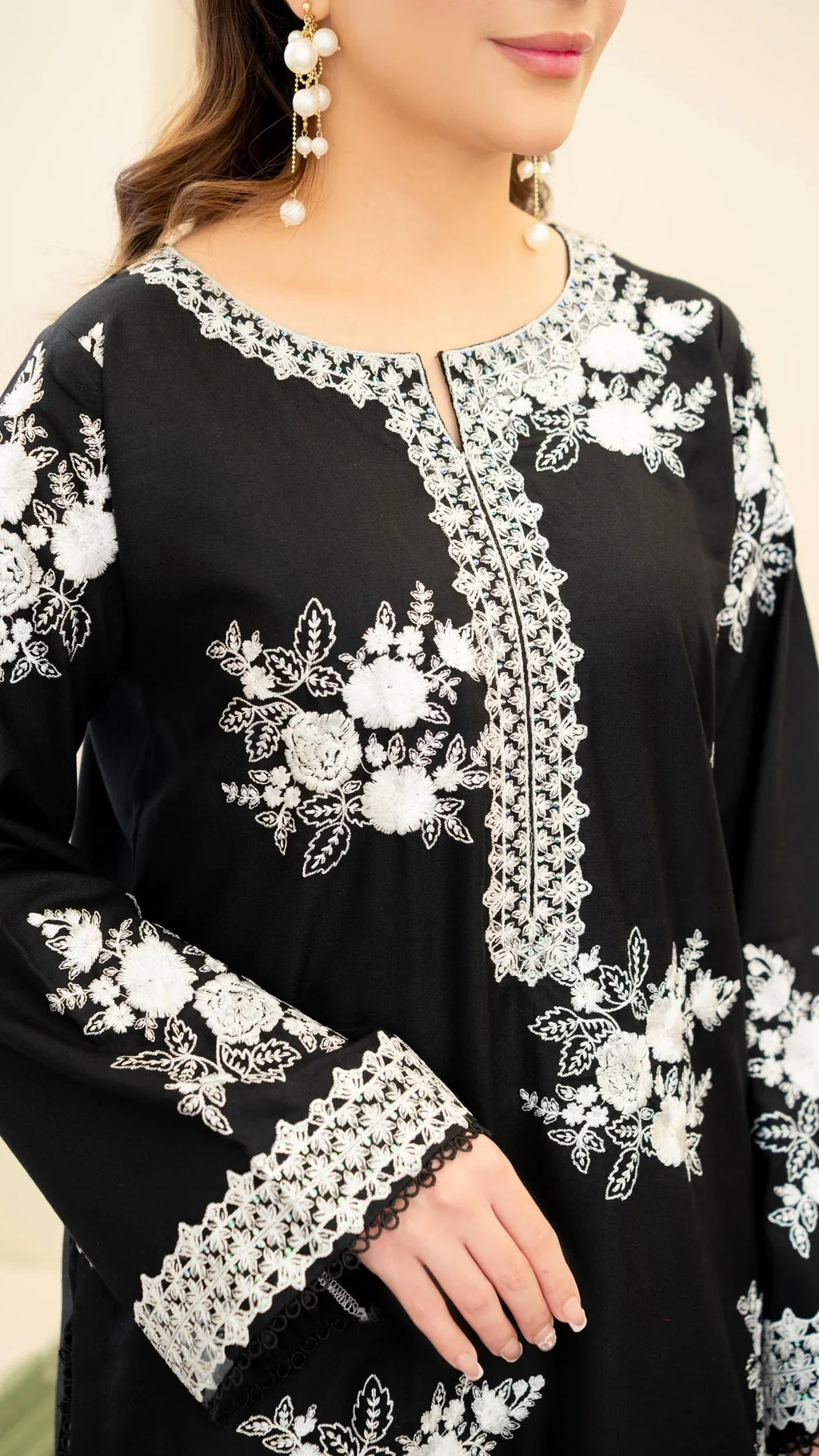 3PC EMBROIDERED SUIT - BG897