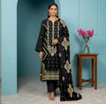 3 PC EMBROIDERED CHAMKI DHANAK SUIT - BG1004