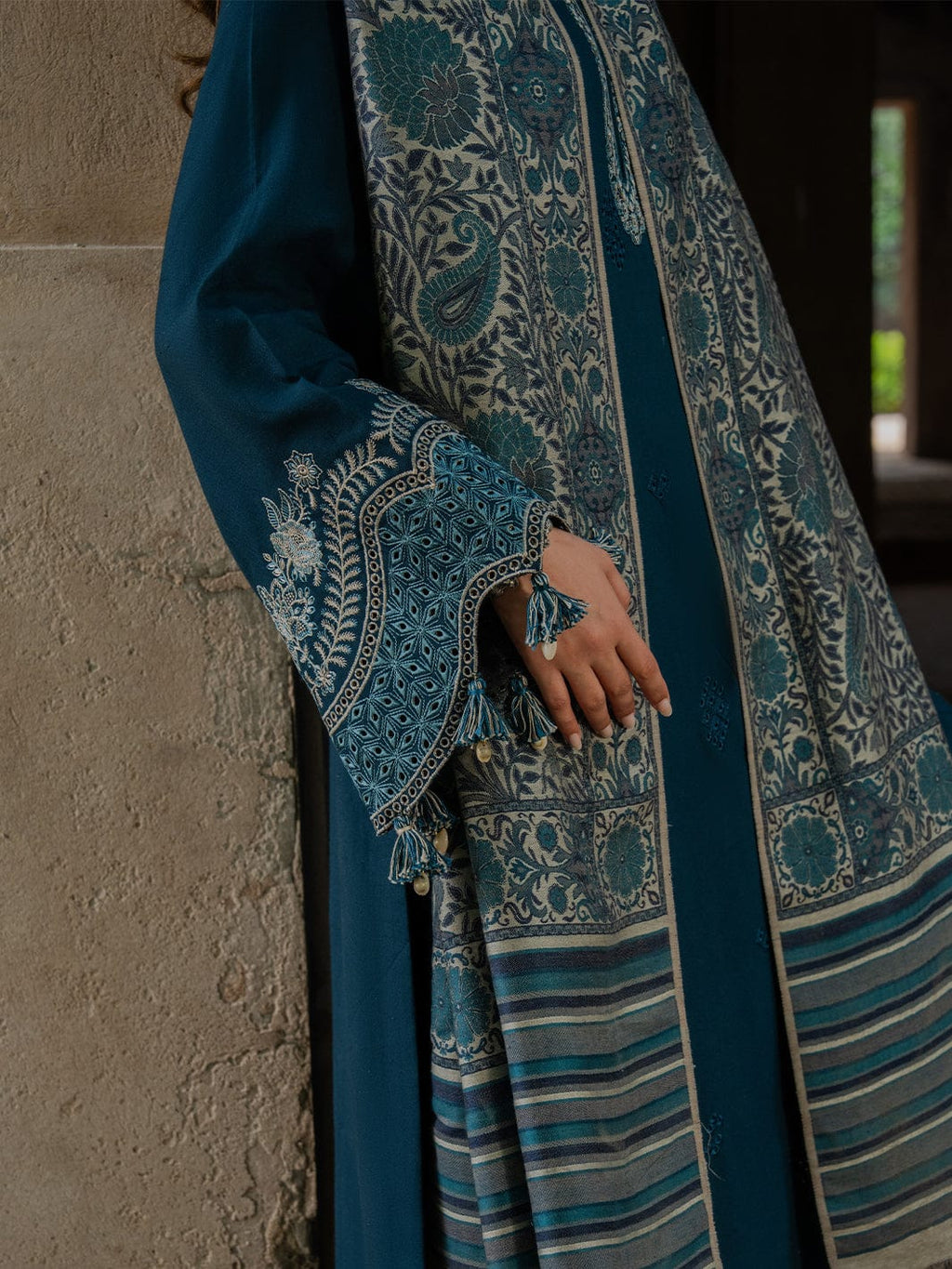 3PC UNSTITCHED LAWN SUIT - BG865