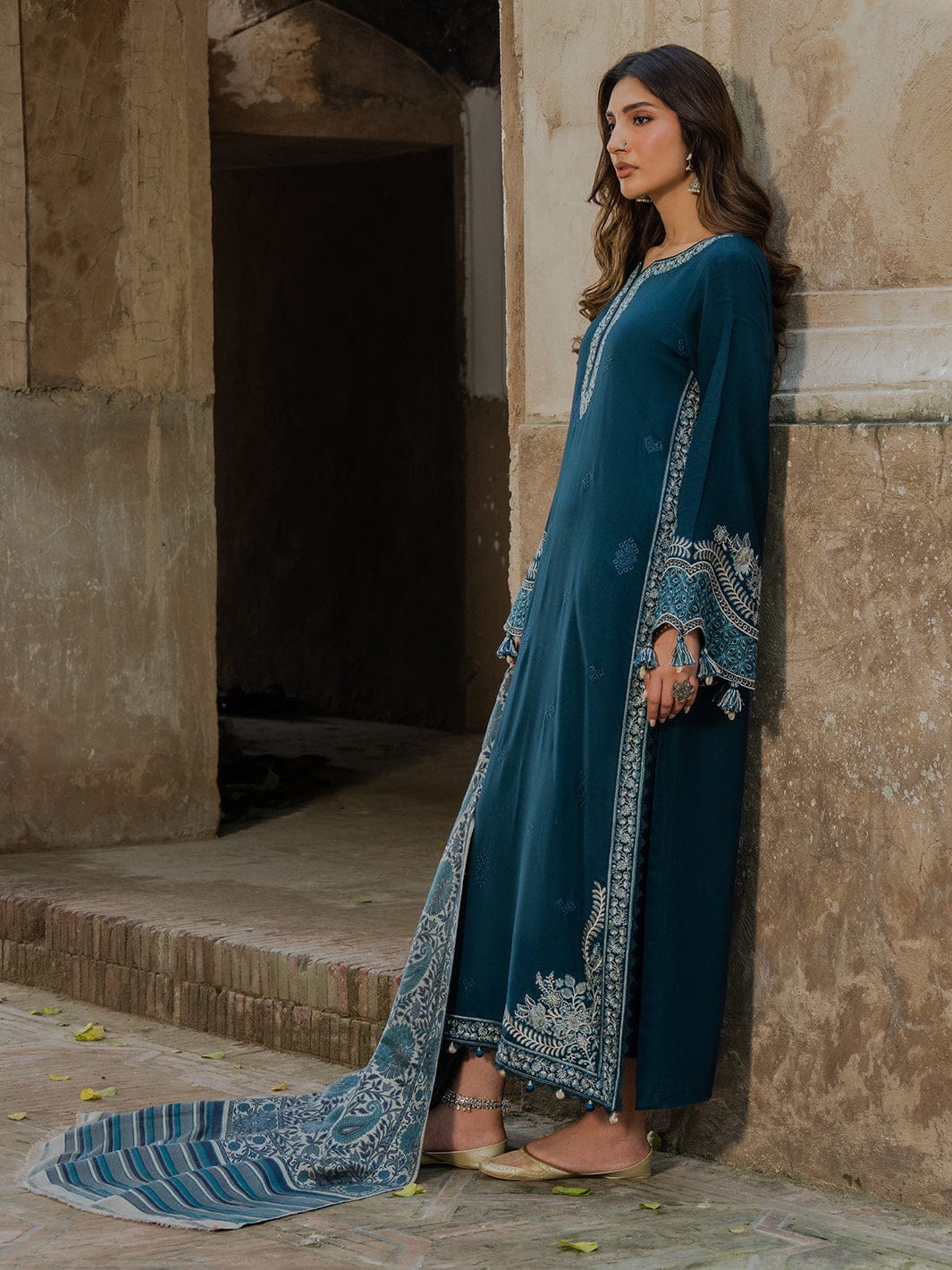 3PC UNSTITCHED LAWN SUIT - BG865