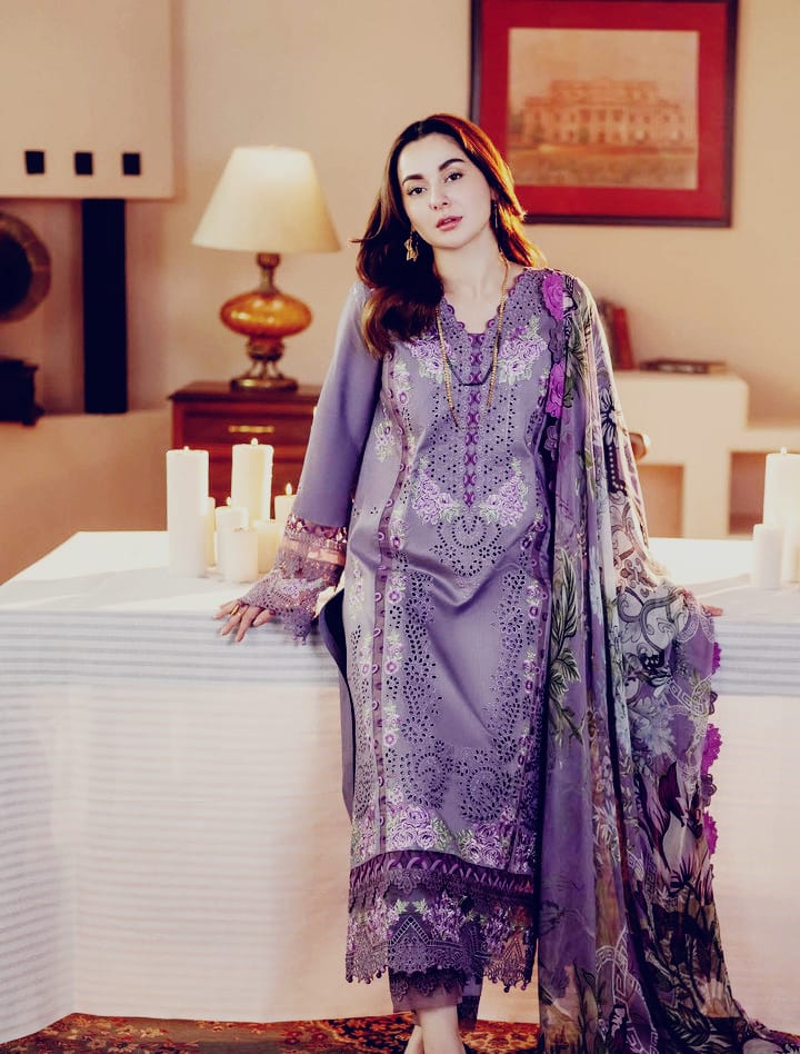 3 PC EMBROIDERED SUIT - BG883